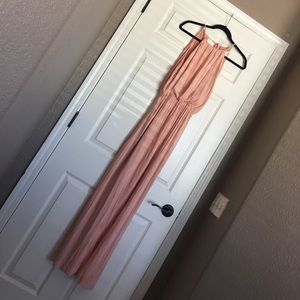 Halter top cream peach dress from H & M