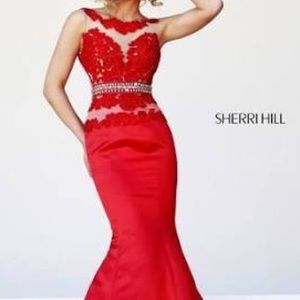 Red Sherri Hill Dress #32033