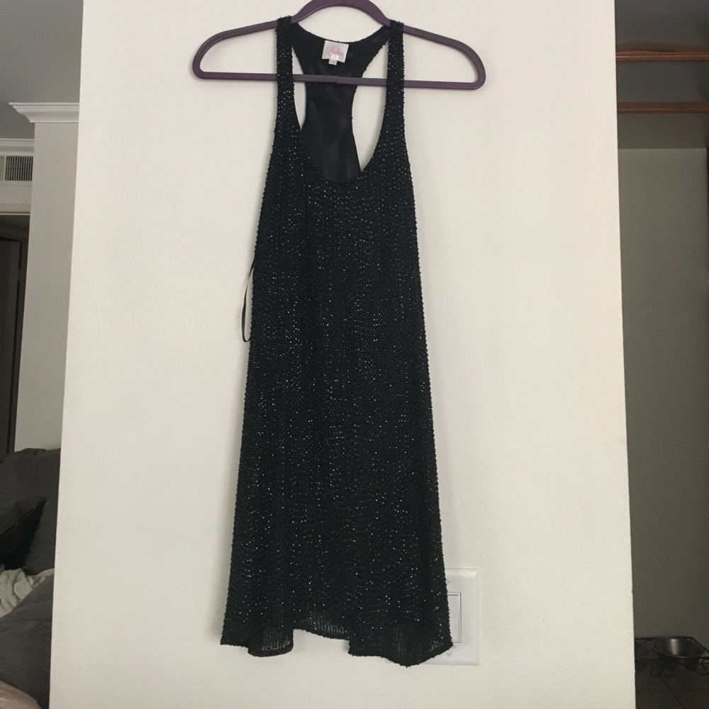 Black sequin dress/ Only worn once !!!