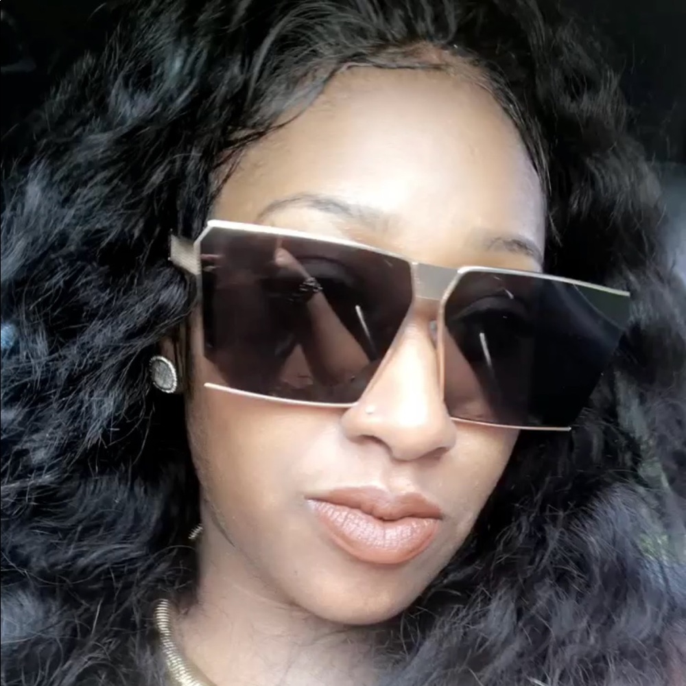 Oversized Metal Frames Sunglasses