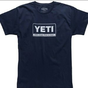 Yeti t-shirt navy