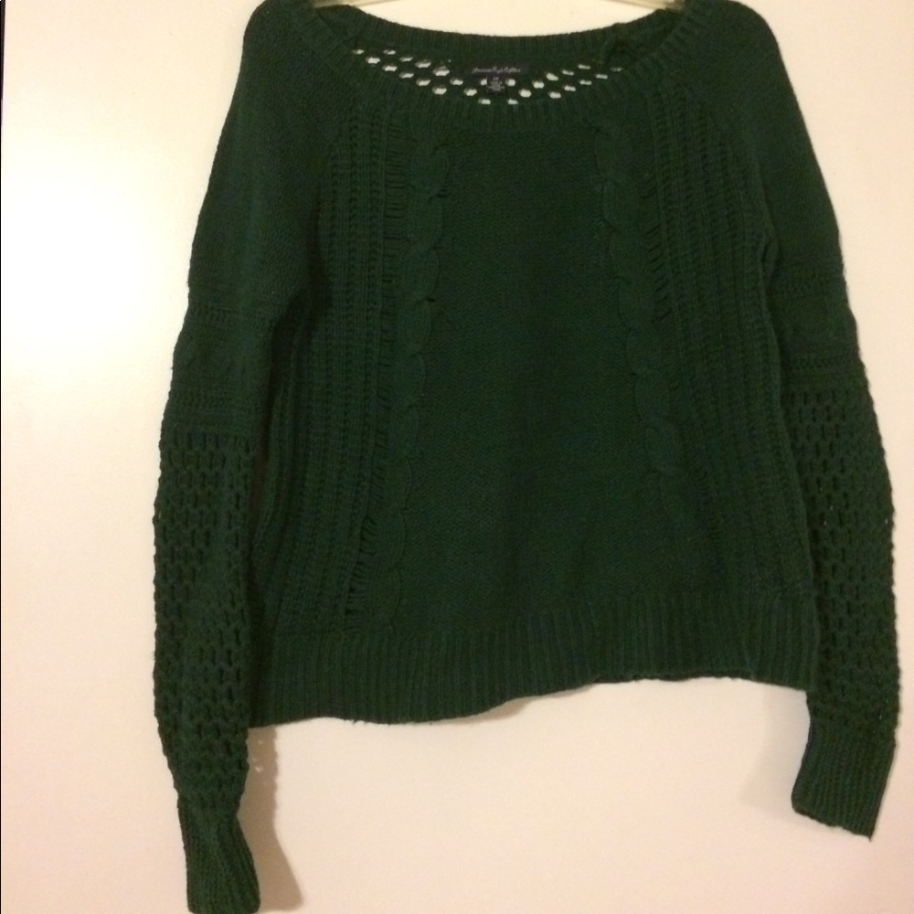 American Eagle open knit sweater