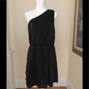 BCBG One Shoulder Black Women's Dress. NWOT. Sz.10