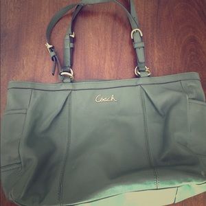 Green coach purse