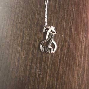 Zales giraffe infinity necklace: real diamonds