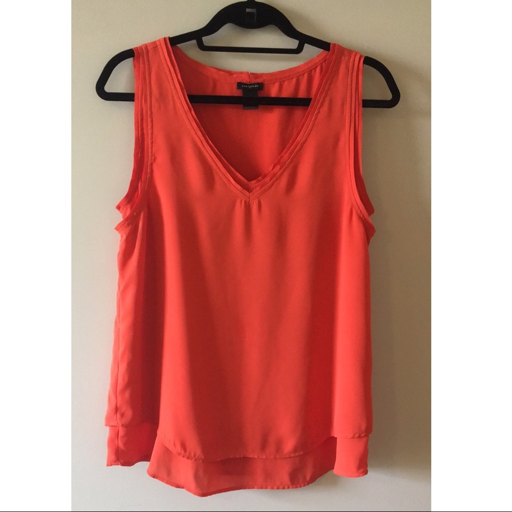 Ann Taylor Orange Tank Top Size Small