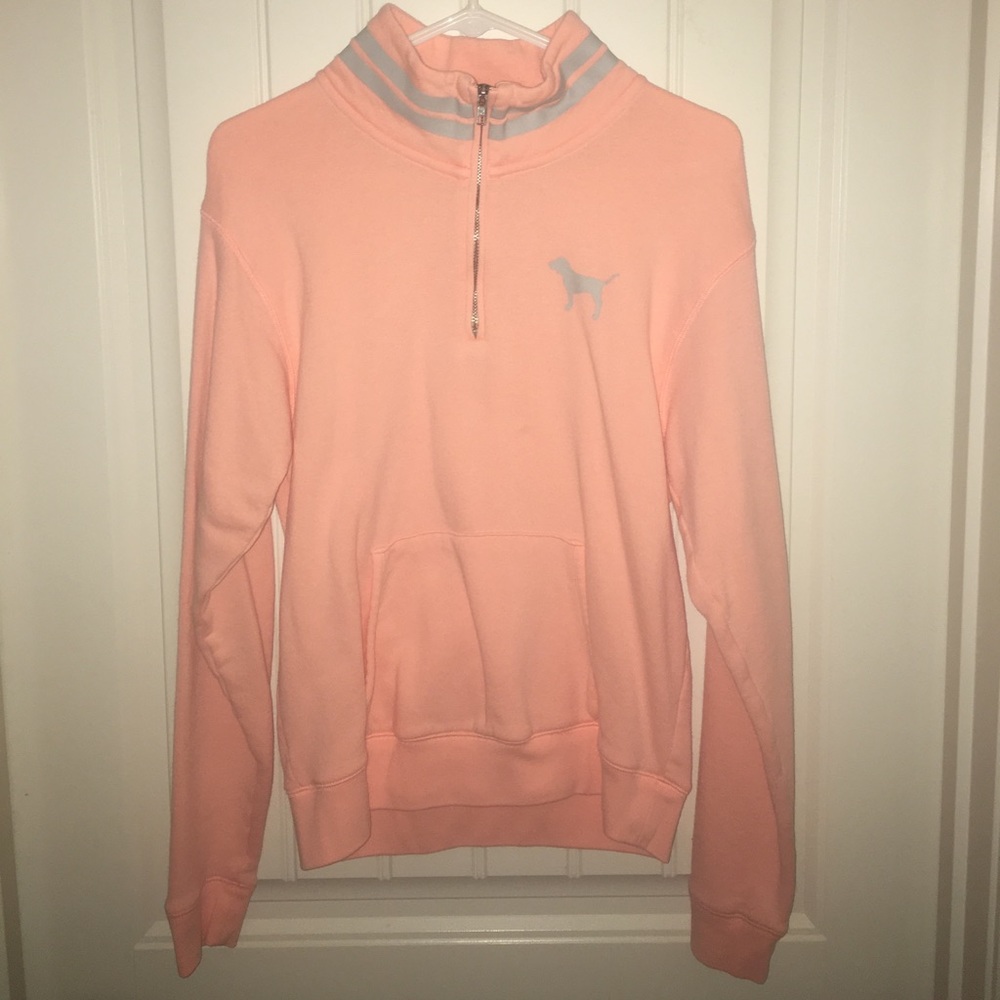 VS PINK half zip up