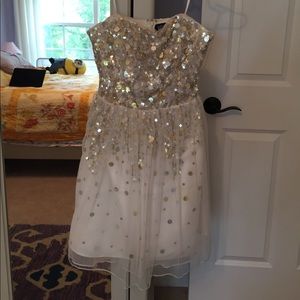 Sequin strapless Adrianna Papell dress