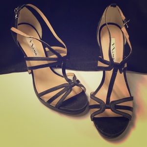 Black and Nude 🖤 Nina Platforms