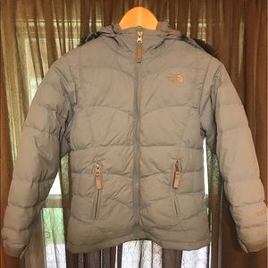 Girls North Face down parka