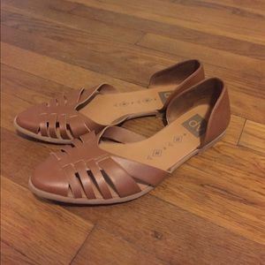 Woven Pointed Toe Flats