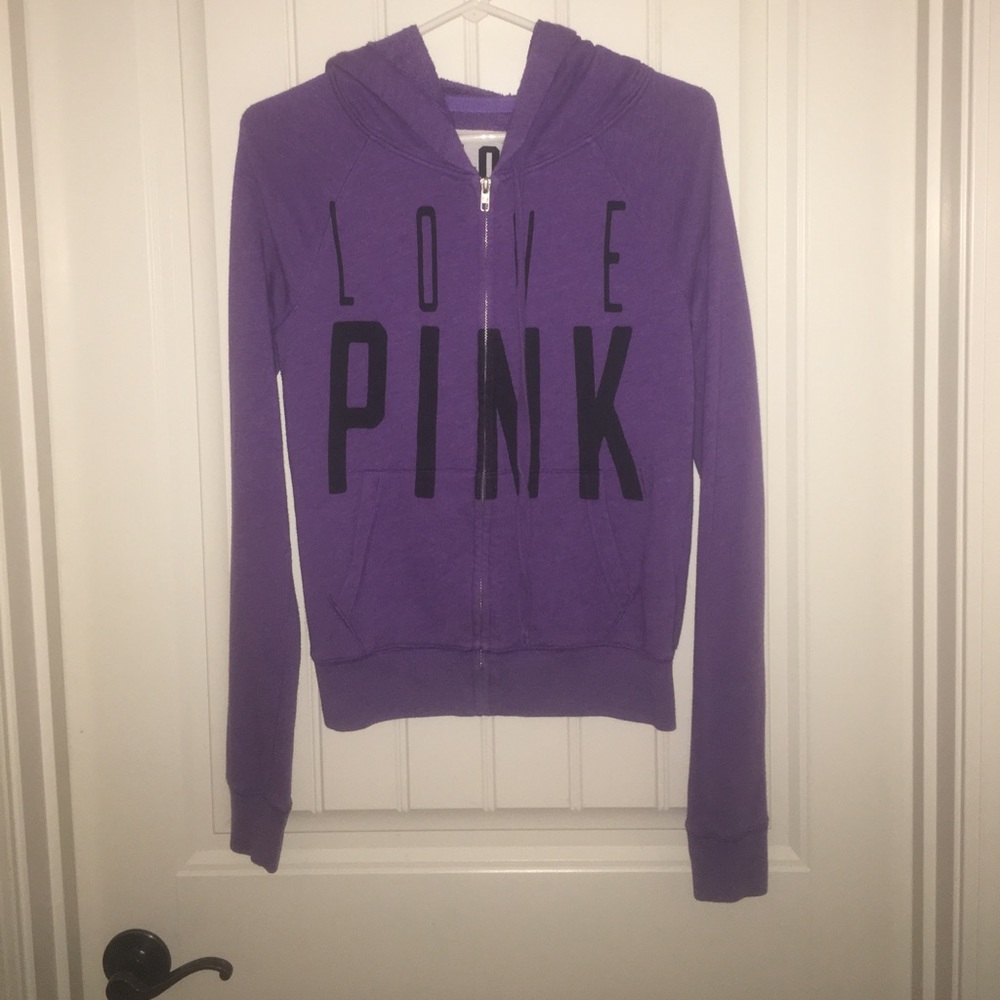 VS PINK full zip jacket w/ hood