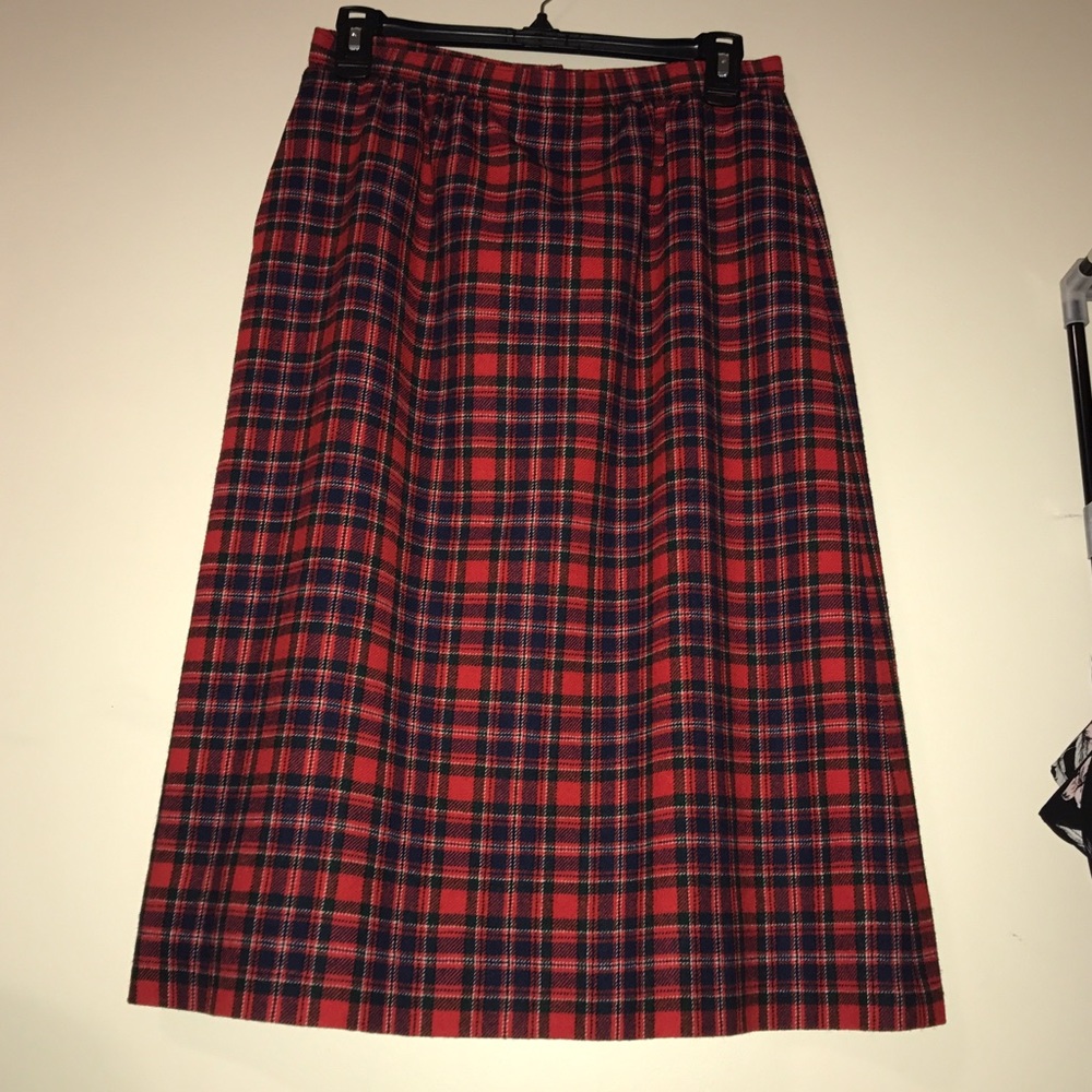 Pendleton wool skirt