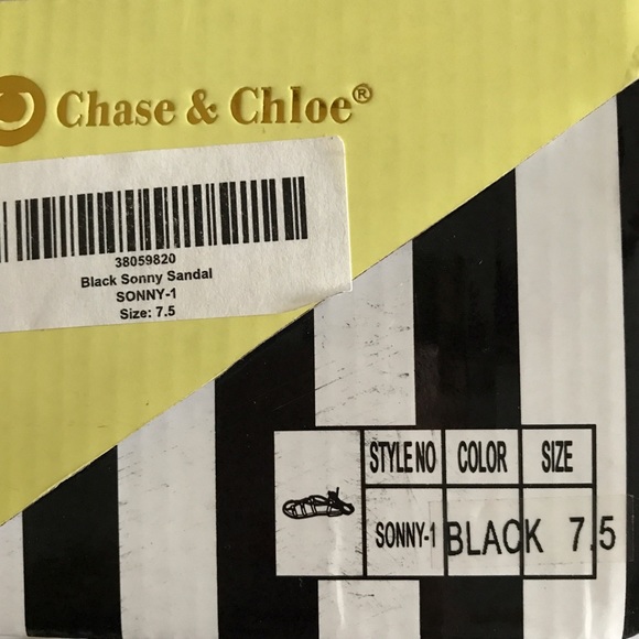 NWT Chase & Chloe Gladiator Sandals - Picture 2 of 2