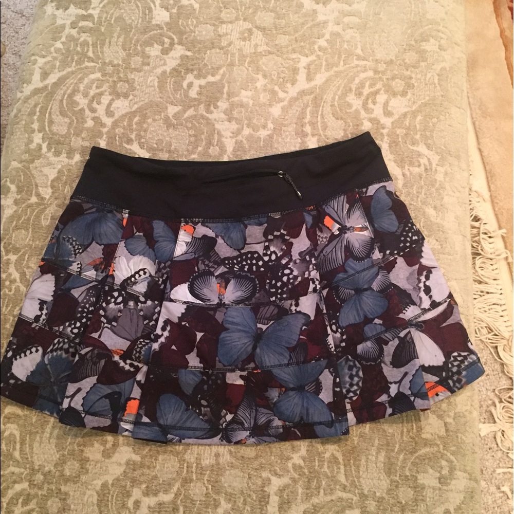 Lululemon Pace Rival Biggie So Fly Butterfly Skirt