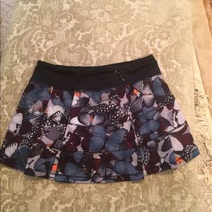 Lululemon Pace Rival Biggie So Fly Butterfly Skirt