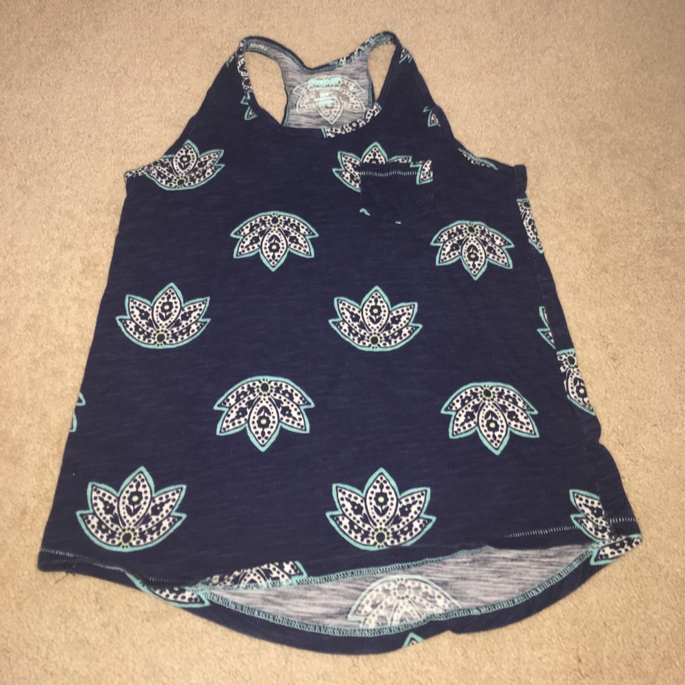 Razorback Printed Tank Top WORN ONCE