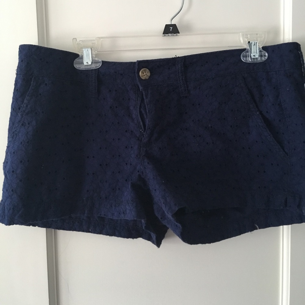 Navy Blue SO short shorts!