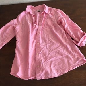 Pink Button down shirt