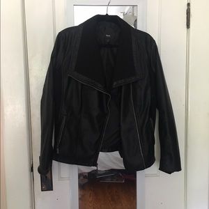 Faux leather jacket
