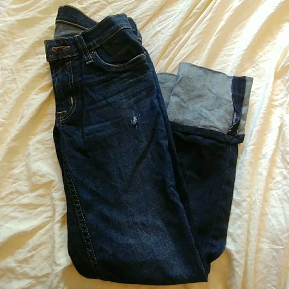 Hudson cuff Muse crop jean