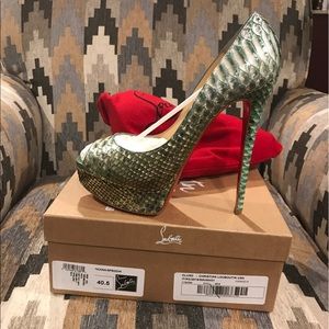 Authentic "red bottom".