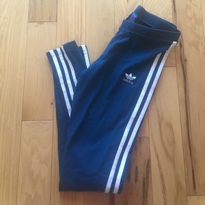 Adidas blue leggings