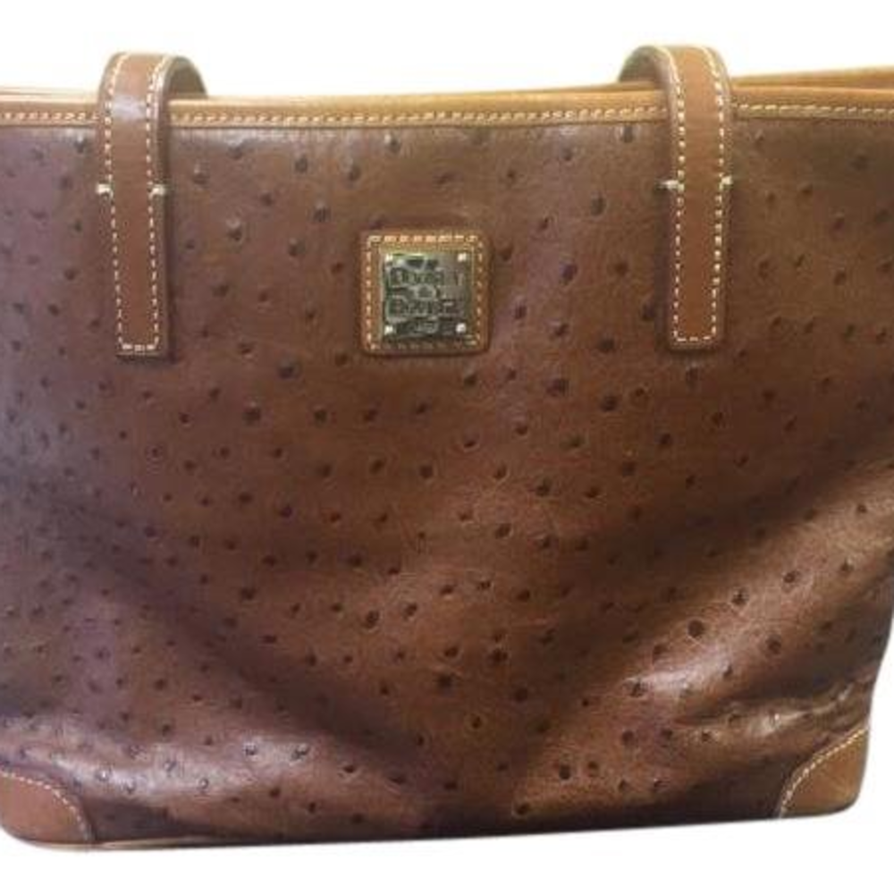 Dooney & Bourke Charleston Ostrich Leather Tote