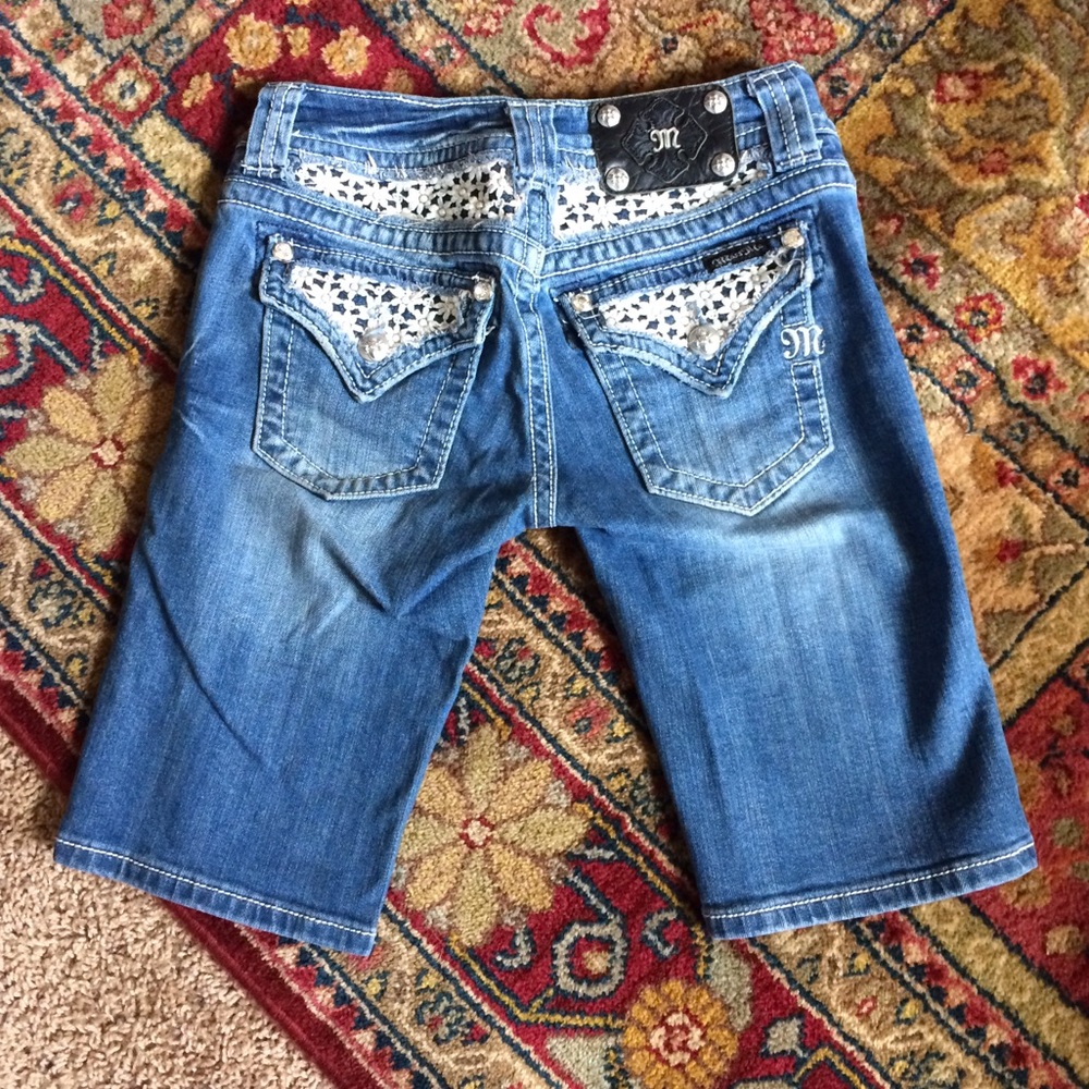 Miss Me Bermuda Shorts