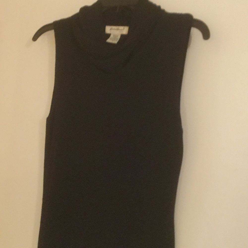 Black cowl neck sweater