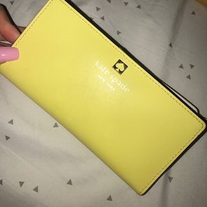 Yellow Kate Spade Wallet
