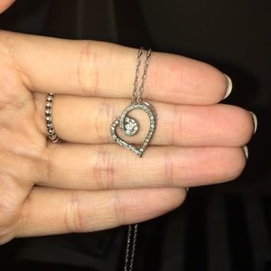 Diamond necklace with 17" chain