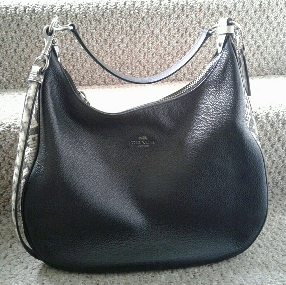 Coach Exotic Trim Harley Hobo Bag