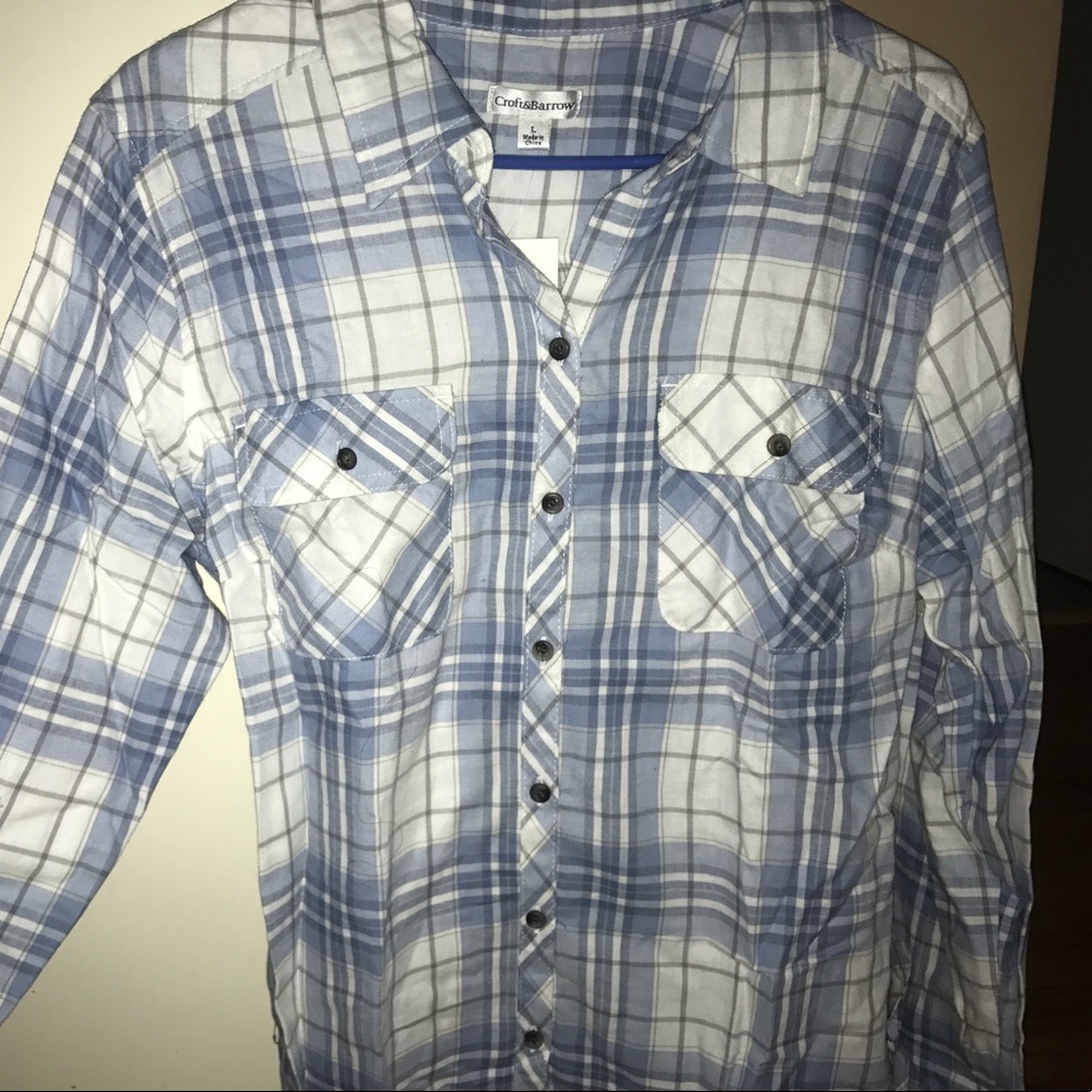 Flannel Long Sleeve Button Down Shirt