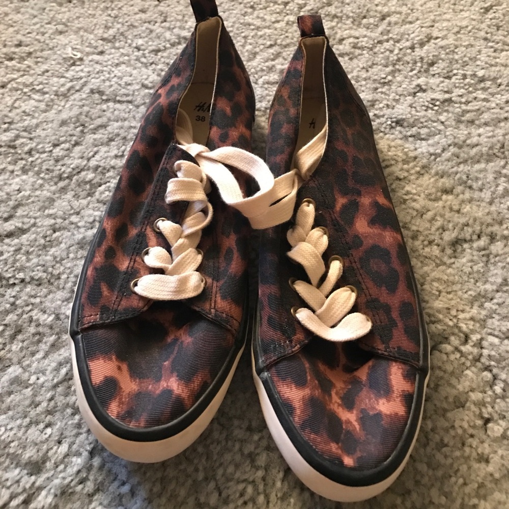 H&M Leopard Print Sneakers
