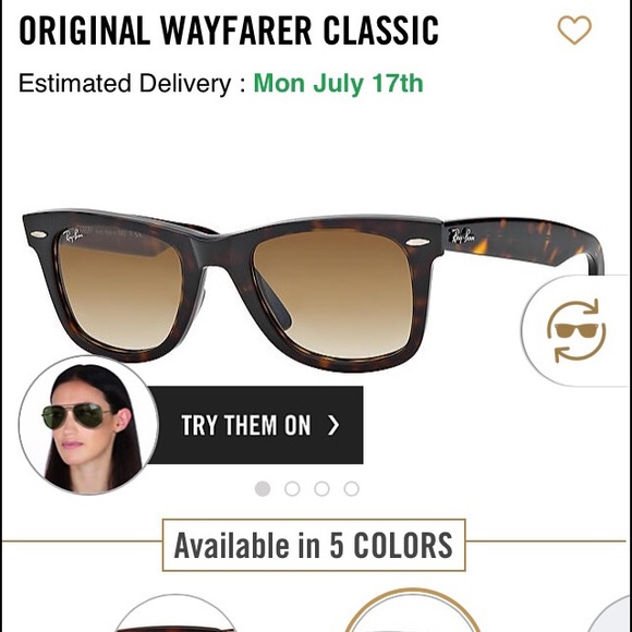 Ray ban Wayfarers - Picture 3 of 6