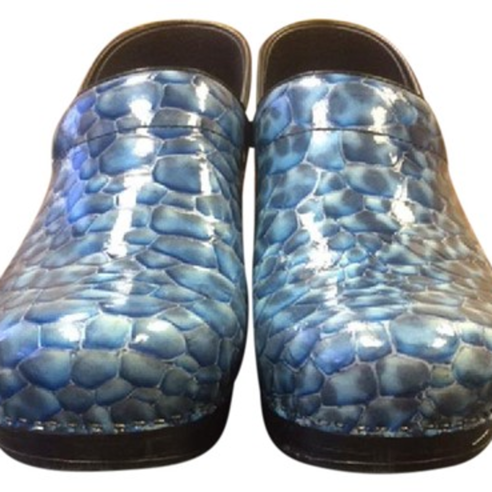 Dansko 506-710202 Blue Cobblestone Mules