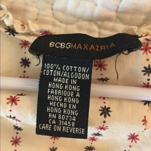 Flowery thin blouse with a cute bow back! - Picture 4 of 5