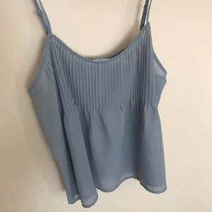 Pastel blue babydoll cami urban outfitters
