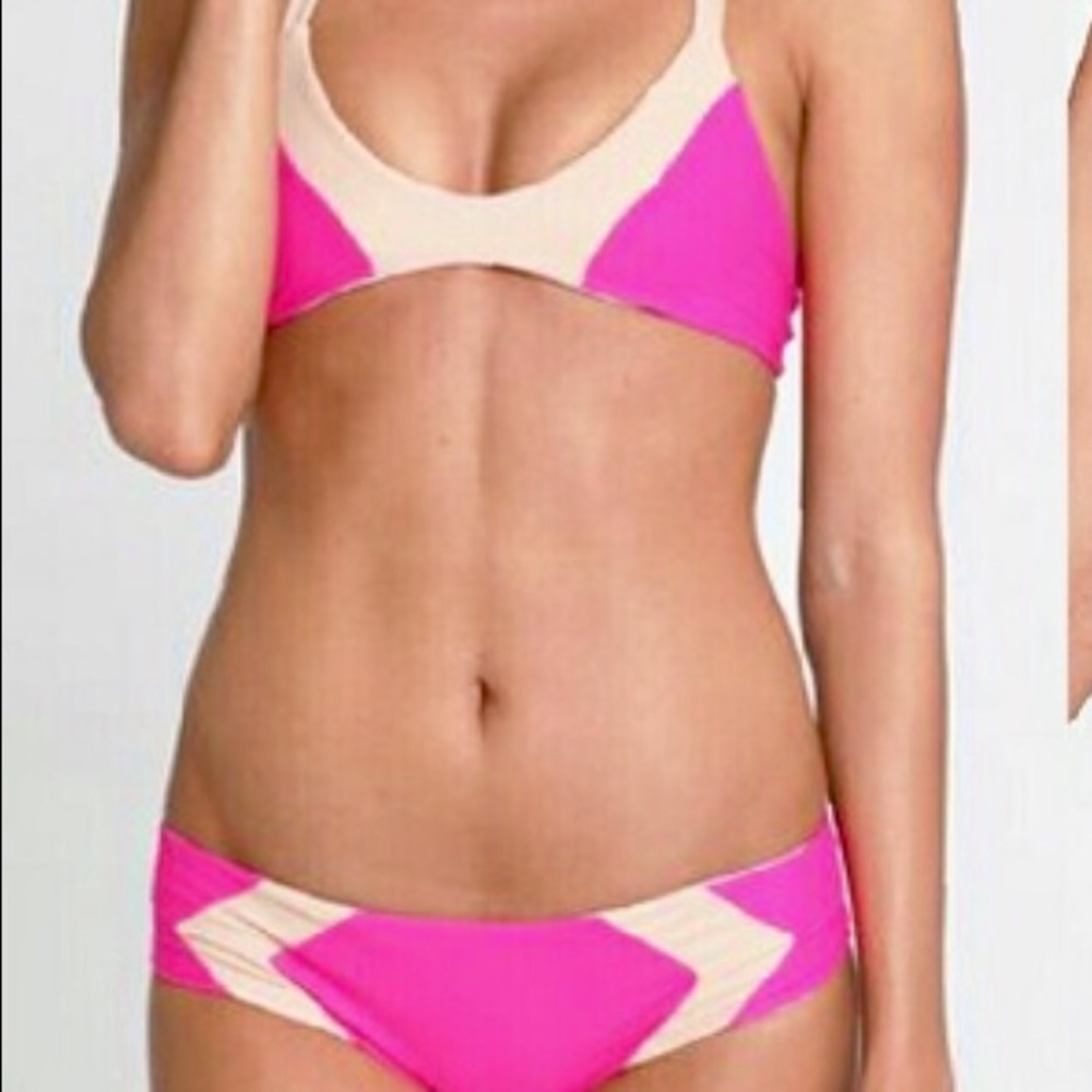 Acacia guava pop bikini swimsuit.