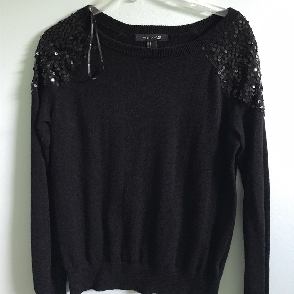 Forever 21 black sweater
