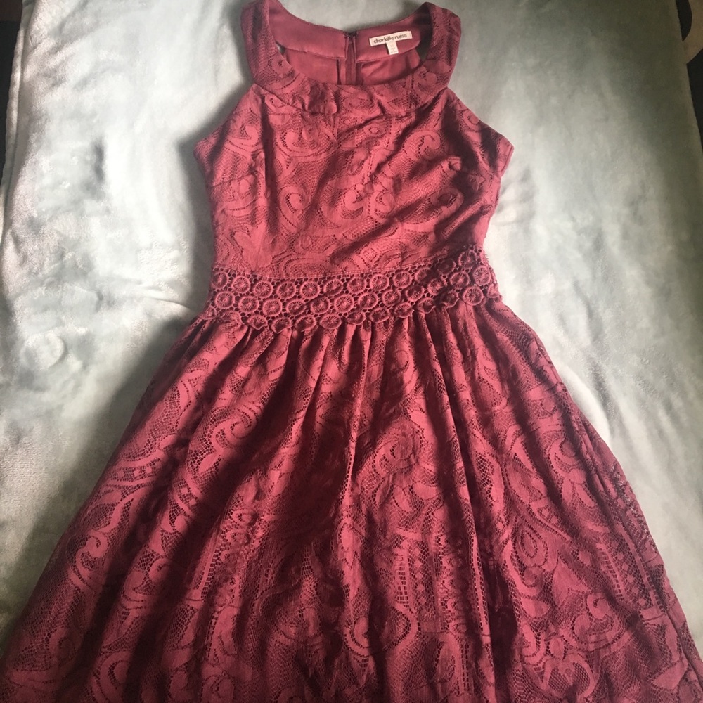 Charlotte Russe XS Maroon Dress