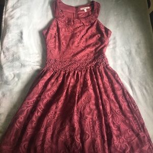 Charlotte Russe XS Maroon Dress