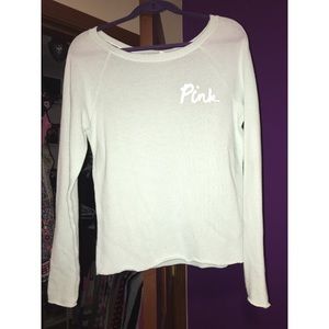 Light mint green pink brand long sleeve sweater