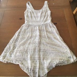 White lace dress!