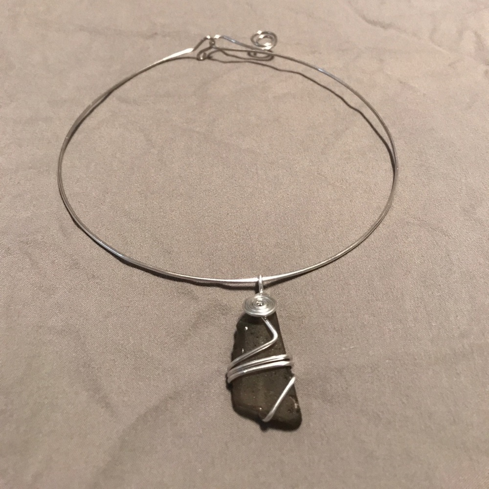 Sea glass necklace