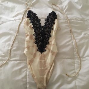 Blue Life Swim Santorini Tie Dye One Piece