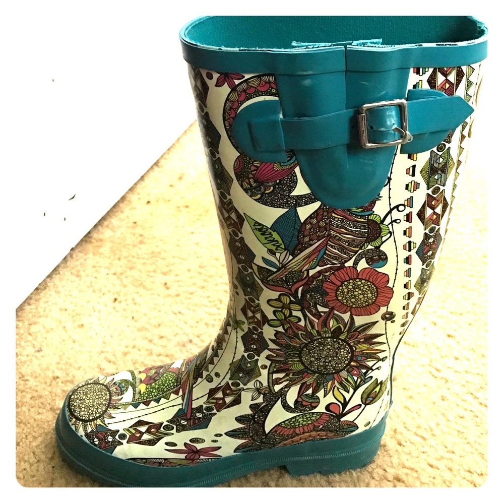 Printed Rain Boots