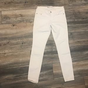 Old Navy Rockstar White Jeans
