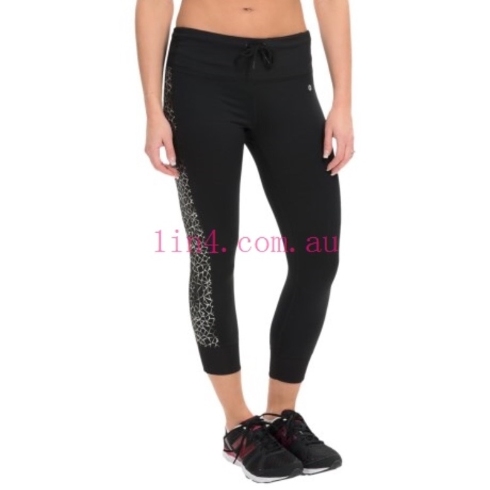 90 Degree by Reflex 'Spider Web Foil' Capris